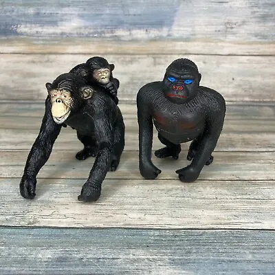 Gorilla Figure Chimpanzee Monkey King Kong Action Lifelike Toy Learning Vintage • $16.64