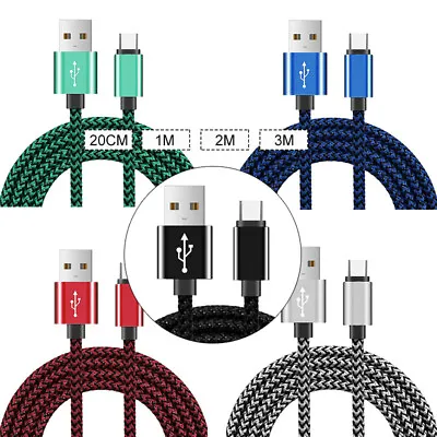 $2 • Buy USB C Type C Charging Cord Charger Data Cable For Samsung S21 S20 S10 Note 20 10