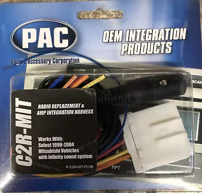 Wiring Harness Radio Replacement & Amp Integration 1990-2004 Mitsubishi • $19.99