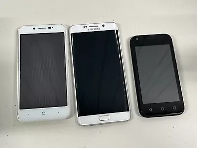 3x Phones Include Samsung Galaxy S6 Edge+ 2 Others - Parts Only Not Working • $60