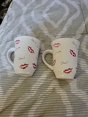 Nice Vintage 2 MARY KAY LIPSTICK Collectible Coffee Mugs • $22.99