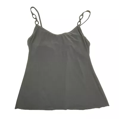 MagicSuit By MiracleSuit Black Chain-link Strap Tankini Top Halter Swimwear 8 • $29.99