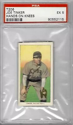 1909-11 T206 Sweet Caporal 350 30 - Joe TINKER - PSA 5+++ HOF Cubs • $4999.99