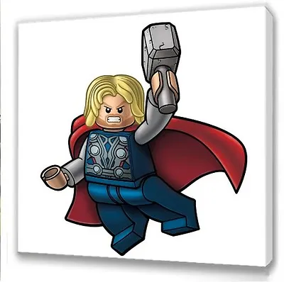 £7.49 • Buy Lego Avengers Thor Kids Bedroom Canvas Picture