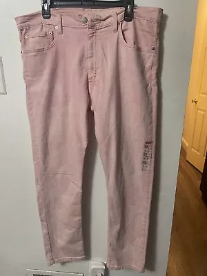 Levis 512 Stretch Denim Jeans Mens W38 L30 Pink. New • $18