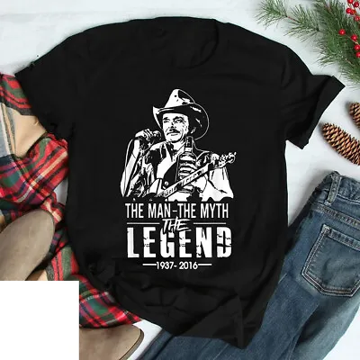 Merle Haggard The Man The Myth The Legend T-shirt 1K5974 • $21.99