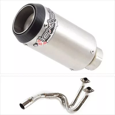 Exhaust System S/Steel 150mm Exhaust For Kawasaki ER6 Ninja 650 Z650 Versys 650 • £339.69