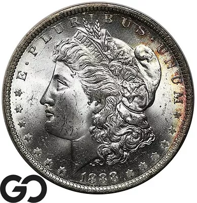 1888-O Morgan Silver Dollar Silver Coin Nice Lustrous Gem BU++ • $51.89