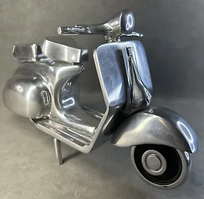 Vintage Zodax Metal Vespa Sculpture/Statue Made In India • $169.99