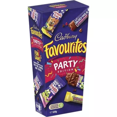 Cadbury Favourites Party Edition Chocolates 520g Assorted Large Pack Dairy Milk • $33.95