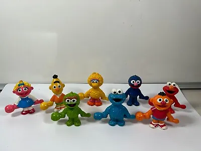 Lot Of 8 Vintage Sesame Street Toys Characters Jim Henson Hasbro Plastic 1994 • $98.99