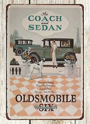 Metal Kitchen 1926 Automotive Car Automobile Coach And Sedan Metal Tin Sign • £17.92