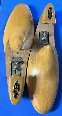 Vintage Gucci Mens Wooden Shoe Tree Stretchers 11 C FAST FREE SHIPPING!!! • $53.79