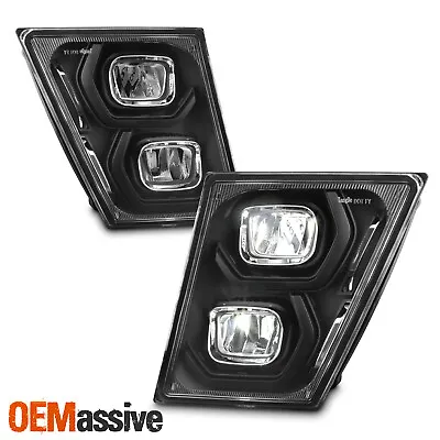 For 03-17 Volvo VNL Auxiliary Driving Dual Lens LED Fog Lights Bumper Lamps Set • $69.99