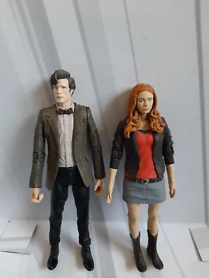 £14 • Buy Doctor Who Eleventh Doctor In Bowtie And Amy Pond Red Top Figure Set