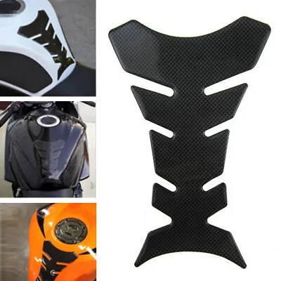 $8.49 • Buy 3D Carbon Fiber Motorcycle Gel Oil Gas Fuel Tank Pad Protector Sticker Decal US