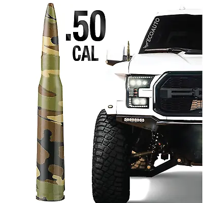 50 Cal Bullet Antenna For Ford Dodge & Ram F150 F250 F350 F450 Antenna Camo • $14.99