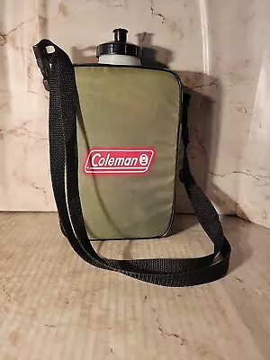 Coleman 2 Quart Sport Hiking Water Bottle Canteen With Strap Green Insulated  • $10.50