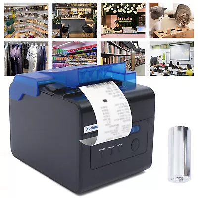 3.14  Thermal Receipt Printer POS/ESC Receipt Printer USB Serial LAN For Store • $109.25