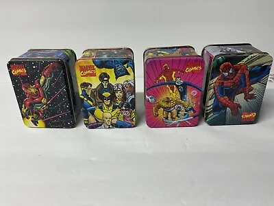 1994 Nabisco Marvel Comics Collectible Tins Iron Man Fantastic Four X-Men Spider • $18.88