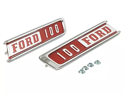 1967 F100 Emblems Hood Side Ford Pickup Truck LH And RH Pair Nameplates New • $164.90