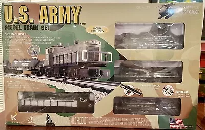 NEW~Sealed~K-Line~US Army Diesel Train Set K-1127 W/ MP-15 Engine~O/O-27 • $265