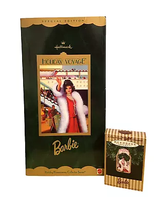 1997 Holiday Voyage Hallmark Barbie Doll & Matching Ornament #18651 NRFB NEW • $20