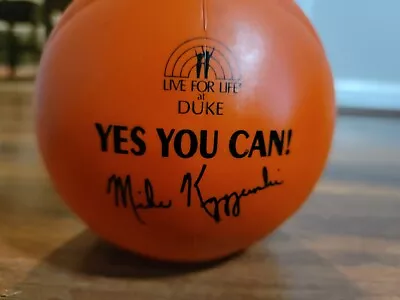 Mike Krzyzewski Coach K Signed Basketball Cup Duke Blue Devils Rare Piece  • $74.47