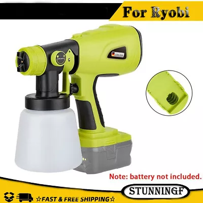 800ML Electric Cordless Spray Gun For Ryobi High Power Electric Paint Sprayer • $42.29