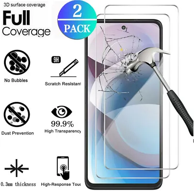 For Motorola Moto One 5G Ace / Moto G 5G Plus Tempered Glass Screen Protector • $4.99