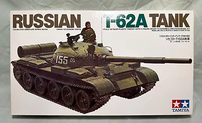 Tamiya Russian T-62A Tank No. 35108 1:35 Scale Model Kit • $23