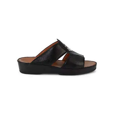 NEW Bally Hakman Men's Black Grained Leather Sandals US 9 MSRP $625 • $225