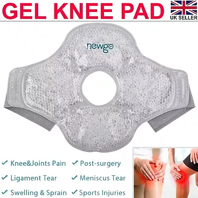 Cooling Gel Mask For Elbow & Knee Pain Relief Reusable Hot And Cold Gel Mask Pad • £8.49