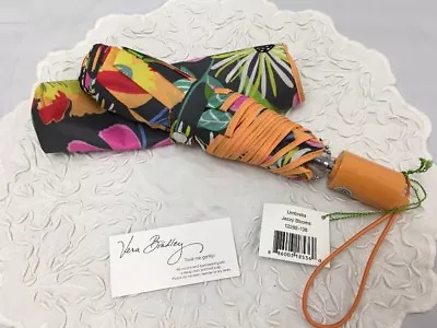 Vera Bradley Jazzy Blooms Automatic Umbrella For Purse Tote Backpack Beach Sun • $44.50