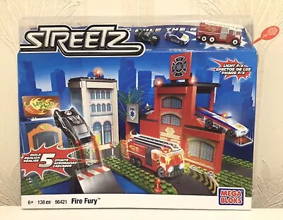 Mega Bloks Streetz 96421 Fire Fury Set NEW 2009 Rare • £24.99