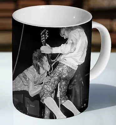 Mick Ronson David Bowie BW Ceramic Coffee Mug - Cup • £8.85