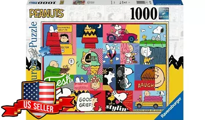 NEW & SEALED Ravensburger 17539 Peanuts Moments 1000 Pc Snoopy Puzzle USA SELLER • $33.95