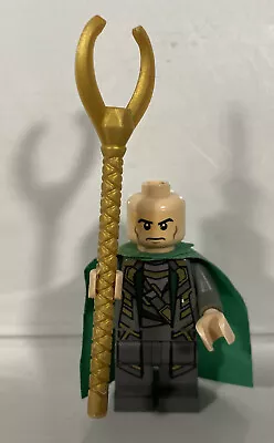 Lego Mini Figure Loki Avengers Incomplete Missing Mask And Part Of Staff - Used • £6.99