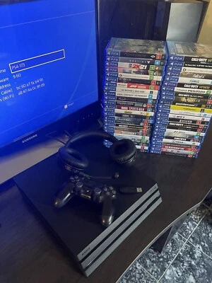 $600 • Buy Playstation 4 Ps4 Pro Console Bundle + 48 Games