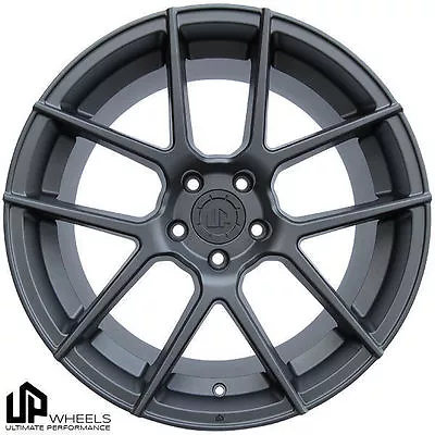 19  UP520 GUNMETAL 19x8.5 ET35 +35 5x112 WHEELS RIM VW CC PASSAT AUDI A8 A6 A4 • $699.99