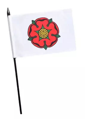 Lancashire County Civil Small Hand Flag (6  X 4 ) - LAST FEW • £4.21