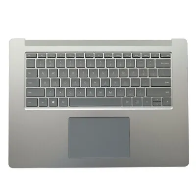 New For Microsoft Surface Laptop 3 15  1873 Palmrest Keyboard Touchpad Silver • $199.99