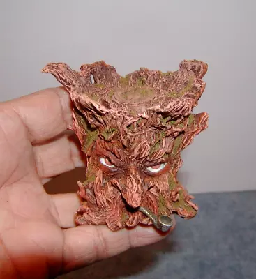 Dollhouse Miniatures OOAK Face Tree Stump • $34.99