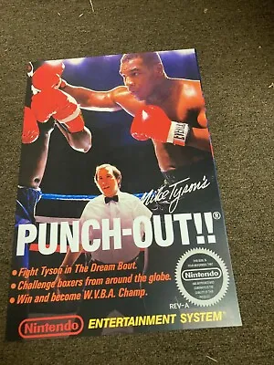 Mike Tyson's Punchout NES Nintendo Video Game Poster Art 12 X18  • $7.99