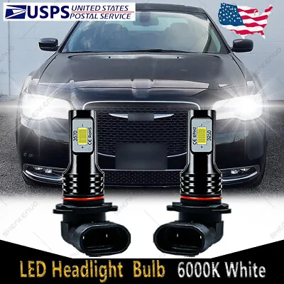 For Chrysler 300 2016-2021 - 2X 9005 Front LED Headlight Bulbs High/Low Beam HKB • $16.87