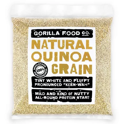 Gorilla Food Co. Natural Quinoa Grain - 200g-5kg • £5.45