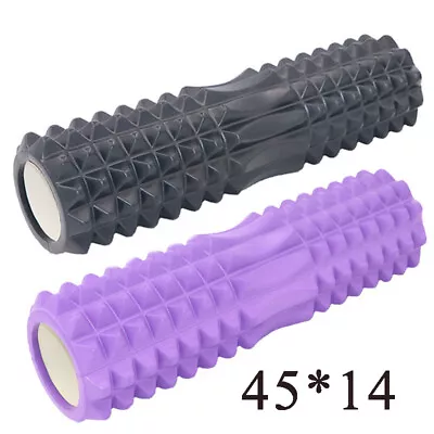 $27.07 • Buy Yoga Foam Roller Muscle Back Pain Yoga Pilates Massage Fitness Exercise Rollers