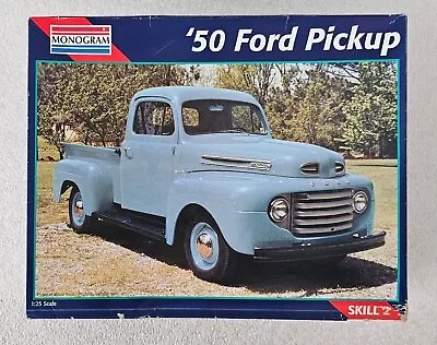 Monogram 1950 Ford F-1 Pickup Scale 1:25 Plastic Model Kit #2457 New Open Box • $22.50