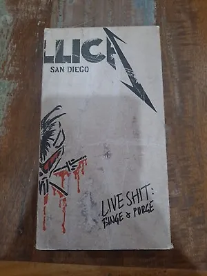 1993 METALLICA San Diego LIVE SH*T: BINGE & PURGE VHS Video Tape • $9.99
