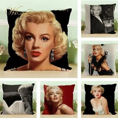 Sexy Goddess Marilyn Monroe Pattern Cushion Cover Pillow Cover Sofa Chair Car • £3.26